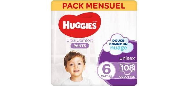 Huggies ultra confort pants taille 6