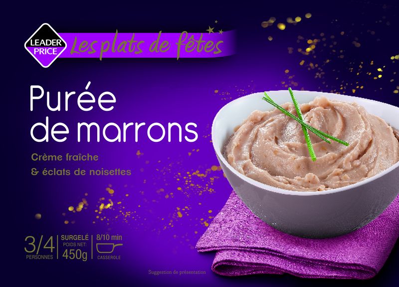 Purée de marrons surgelés Picard