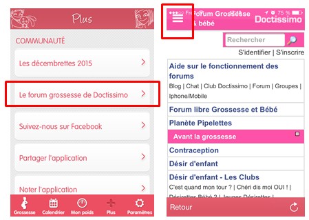 FAQ Ma Grossesse - iPhone