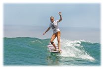 Leçon de surf avec Coline Ménard