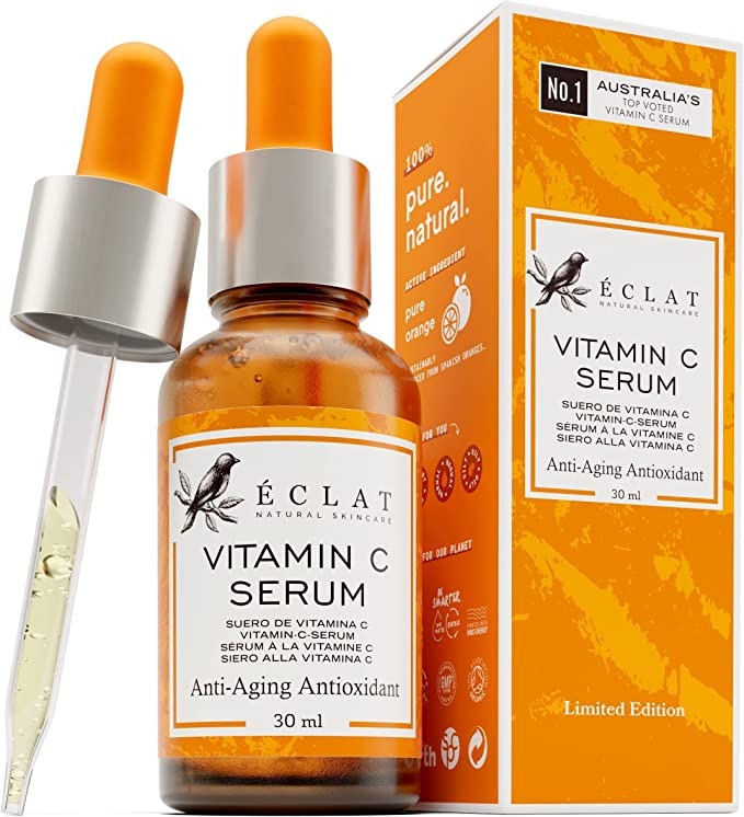 Le sérum organique à 20% de vitamine C d'Eclat Skincare