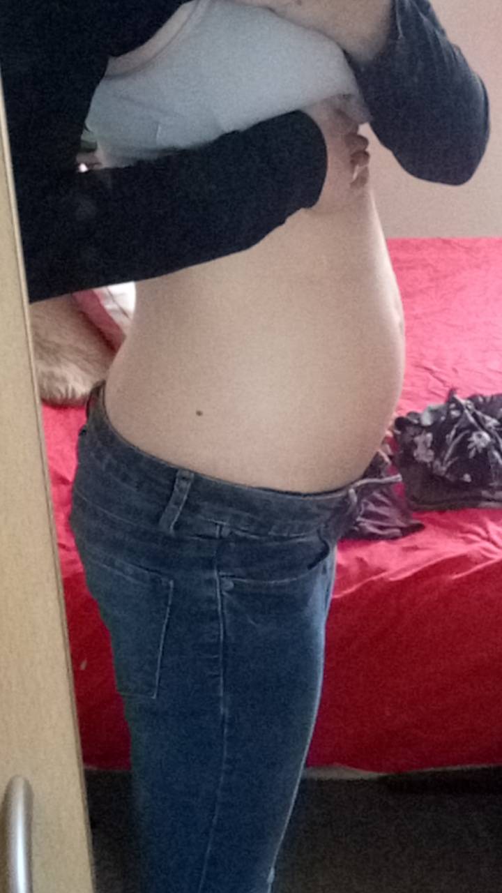 19 weeks pregnant belly looks sale smaller