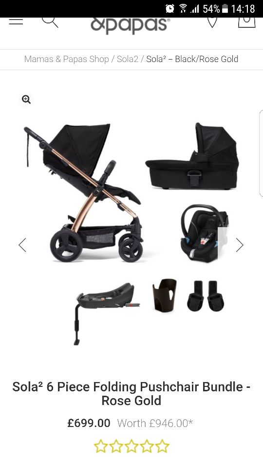 Mamas and papas sola best sale 2 travel system review