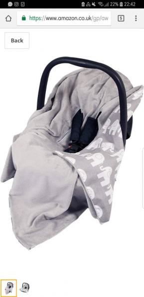 princess polly baby blue dress Winter Babies In Car Seats main image 0