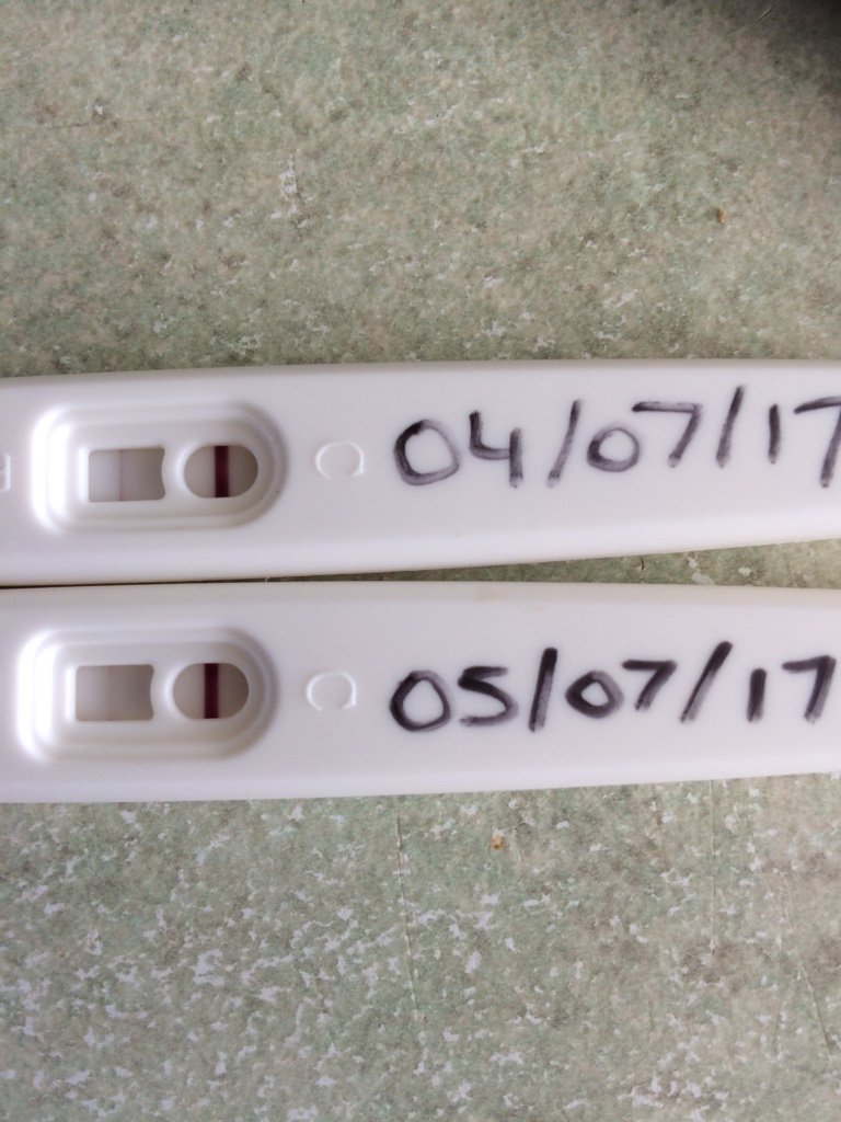 Positive? Evaporation line? False positive?