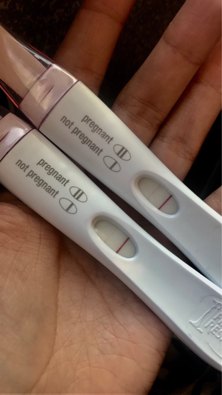 Faint First Response Pregnancy Test 