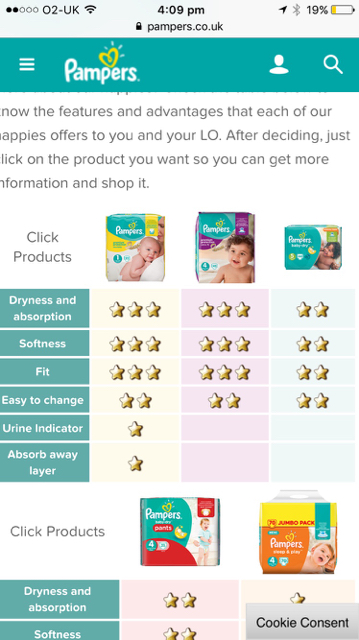 Pampers premium protection new baby or pampers baby dry?