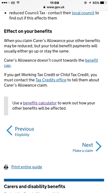 carers-allowance-and-other-benefits