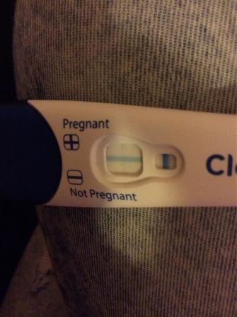 Pregnancy test: are my eyes deceiving me?