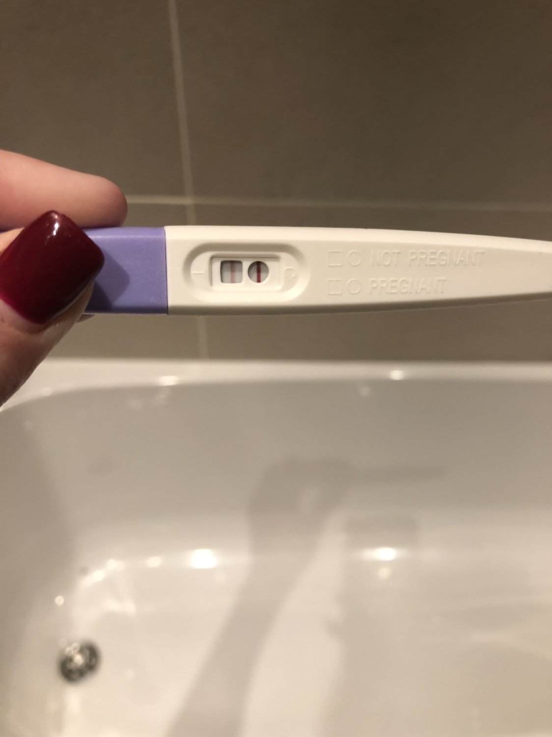 Positive pregnancy tests vs a negative dr test