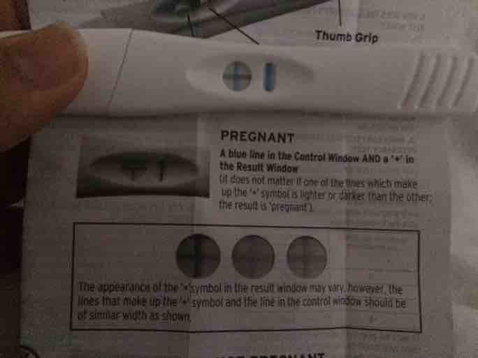 Accuracy on clear blue digital test