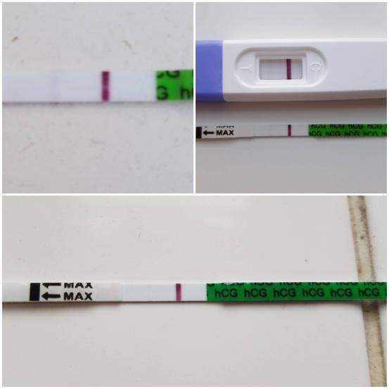 6 Positive pregnancy tests, clear blue negative