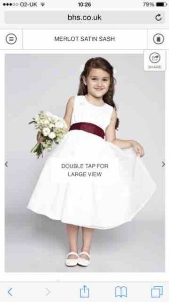 Bhs childrens hot sale bridesmaid dresses