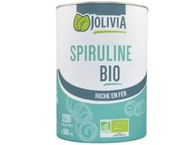 Jolivia - Spiruline bio 1200 comprimés de 500 mg 