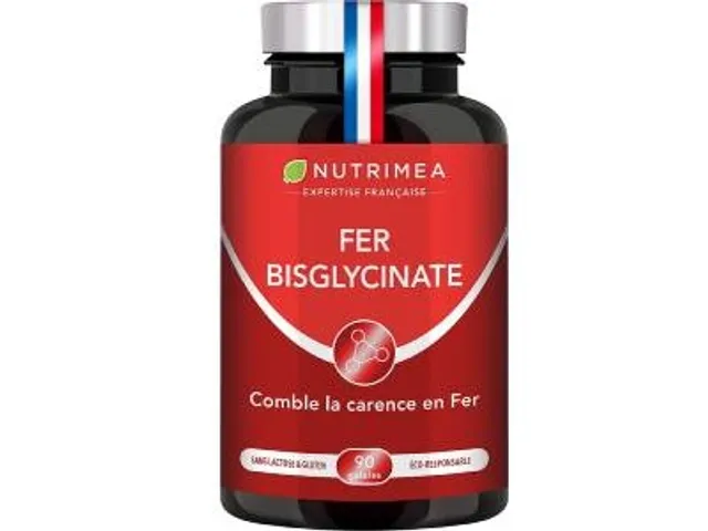 Nutrimea - FER Bisglycinate + Vitamine C - 14 mg de Fer/Gélule 