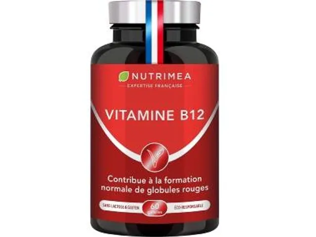 Nutrimea - Vitamine B12 1000 µg de Cyanocobalamine 60 Gélules