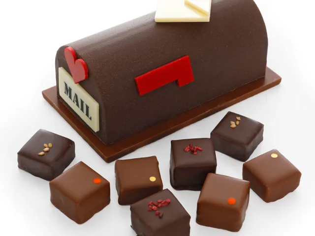 Moulage collector boîte aux lettres garni de bonbons, l'atelier du chocolat - Nouveauté 2019