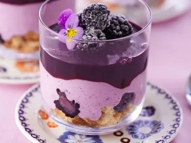 Mousse de mûres façon trifle