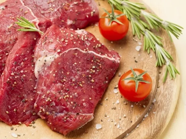 Cuisinez votre viande avec des herbes... 