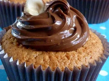 Cupcakes aux noisettes et Nutella