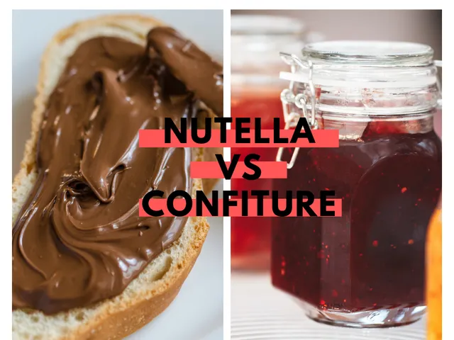 Calories :Nutella vs confiture