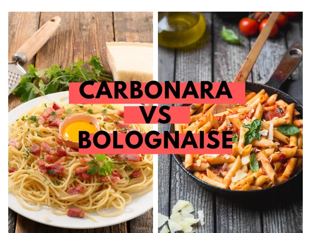 Calories : Carbonara vs bolognaise