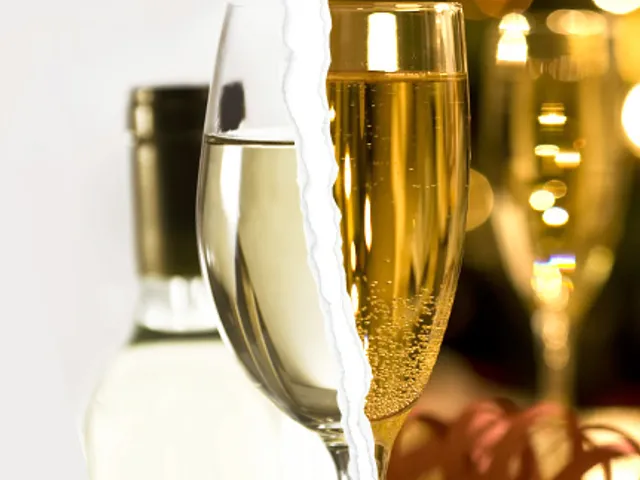 Calories : Champagne contre vin blanc liquoreux 