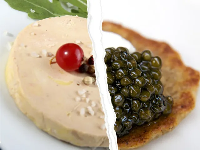 Calories : Foie gras contre caviar 