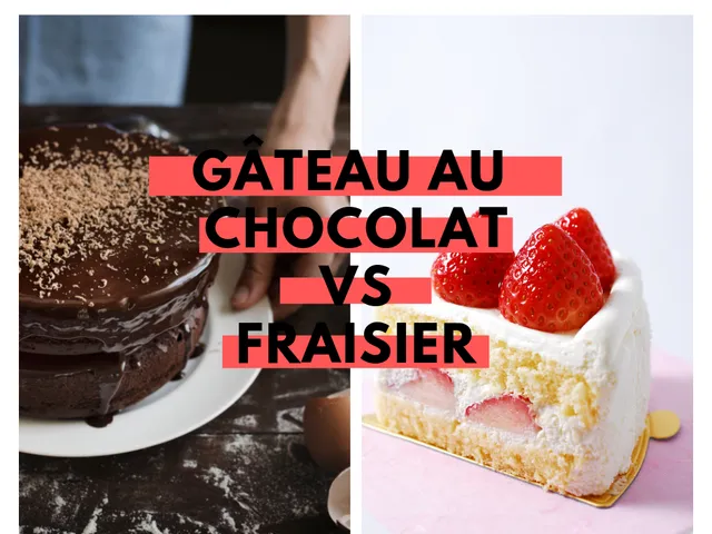 Calories Gâteau au chocolat vs fraisier