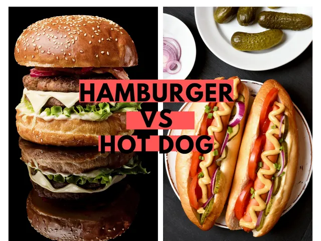 Calories : Hamburger vs hot-dog