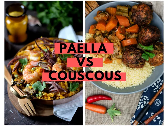 Calories : Paëlla vs couscous