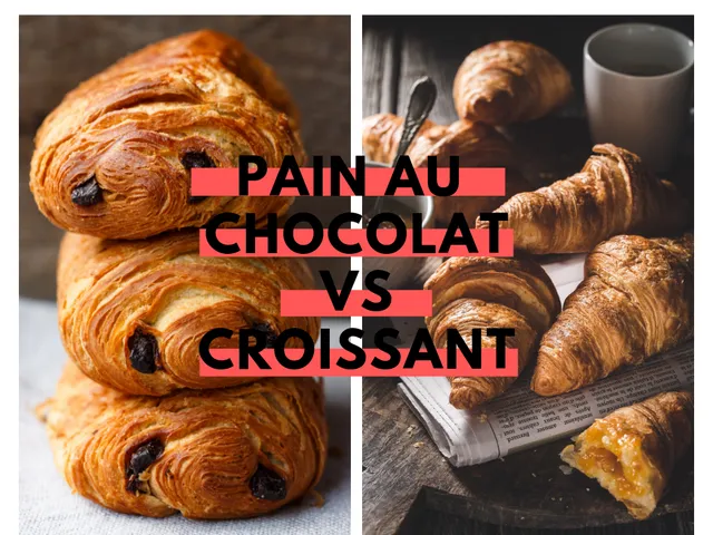 Calories : Pain au chocolat vs croissant