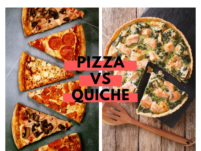Calories : Pizza vs quiche
