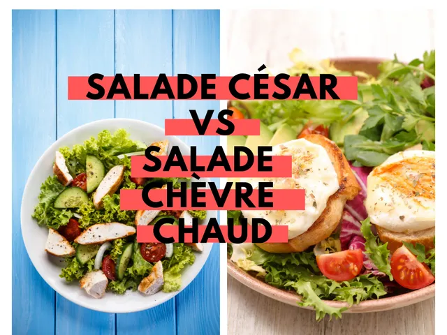 Calories : Salade César vs salade chèvre chaud