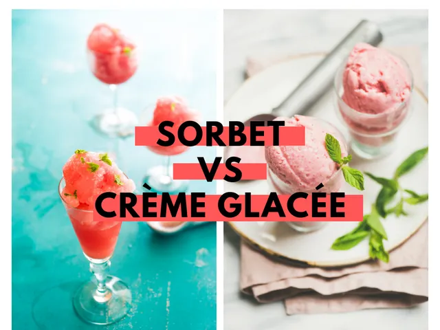 Calories : Sorbet vs crème glacée