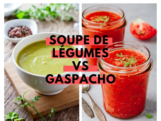 Calories : Soupe de légumes verts vs gaspacho