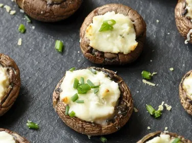 Champignons farcis au Boursin et parmesan