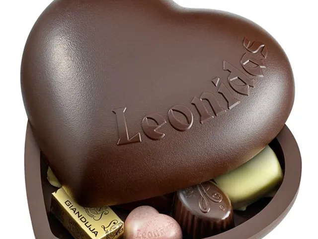 Coeur aux chocolats Leonidas