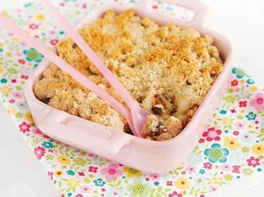 Crumble fraise-rhubarbe