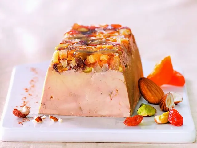 Foie gras de canard aux éclats de fruits secs et épices de Noël 2014, Comtesse du barry