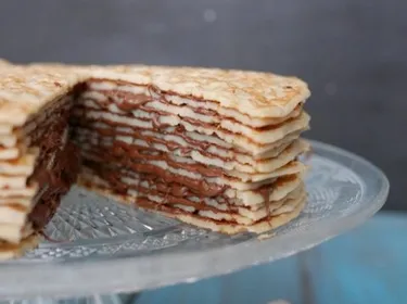 Gâteau de crêpes au Nutella