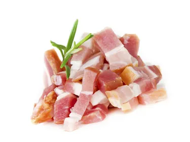 Lardon fumé cru