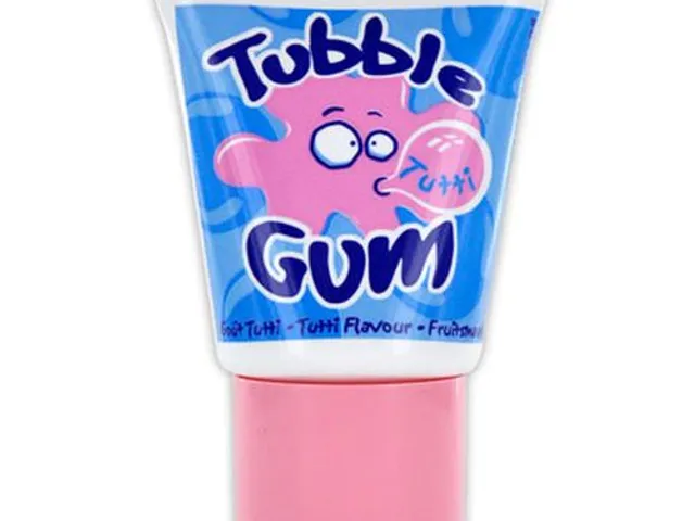 Le chewing-gum en tube