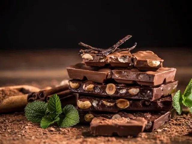 Le chocolat noir aux noisettes ou aux amandes : idéal en cas d’excès de cholestérol