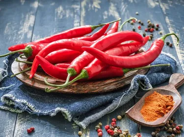 Le piment chili en poudre