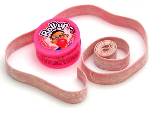 Le rouleau de chewing-gum
