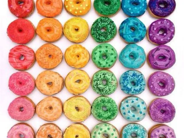 Les donuts colorés