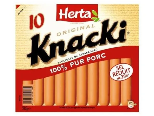 Les saucisses Knacki