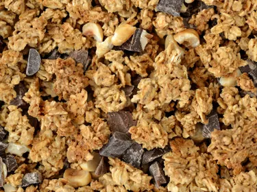 Recette Granola fruits secs chocolat