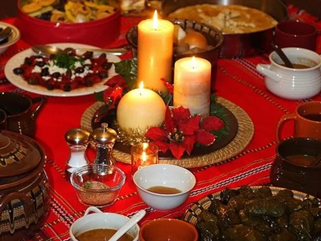 Repas de Noël en Bulgarie